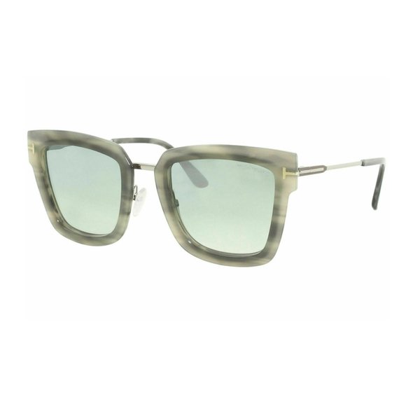 Tom Ford Squared Style Blue Mirrored Lens.